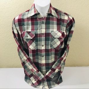 Northwest Territory Button Down Plaid Check Long Sleeve Shirt Medium